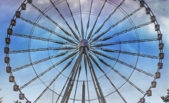 Paris France - The Roue de Paris - Ferris Wheel -