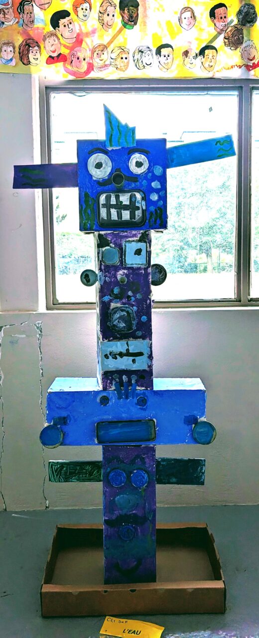 Carton et peinture